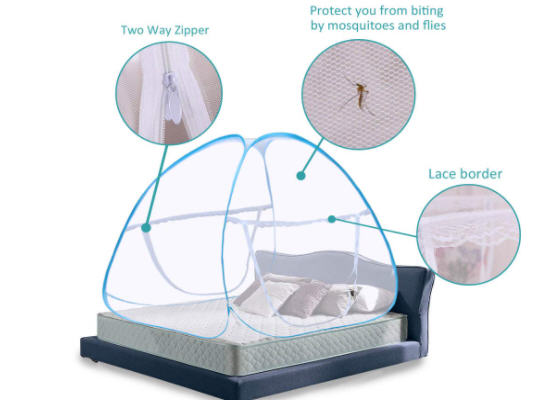 Pop-Up Mosquito Net for Beds