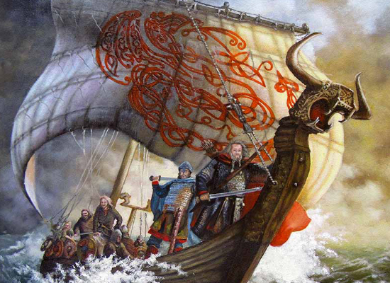 The Fury of the Northmen ⚓ Elena Bondar | Oil-on-Canvas