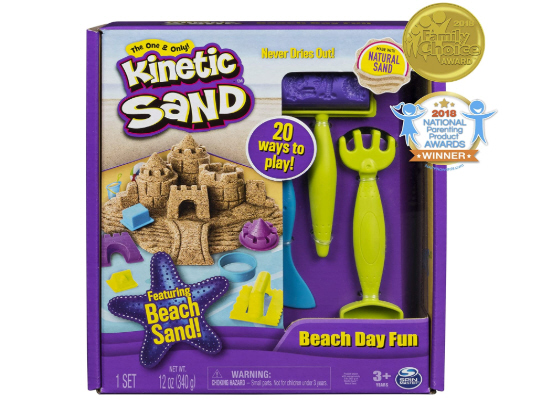 Kinetic Sand! Fun PlaySet with Castle Molds