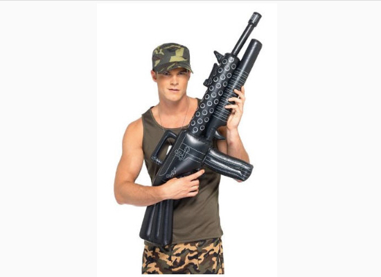 Boy's Toys 36-inch Inflatable Machine Gun 🎖