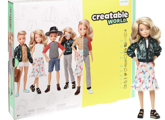 Customizable Doll with Blonde Wavy Hair 👩‍🦰 Creatable World Deluxe Character Kit