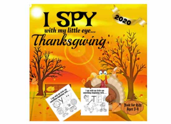I Spy Fun Interactive Thanksgiving Book ๐ for Kids Ages 3-6
