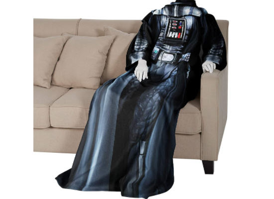 Darth Vader Comfy Throw Blanket with Sleeves (for Adults)