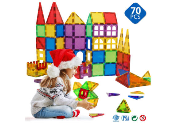 Magnetic Building Blocks for Kids & Toddlers 🧒
