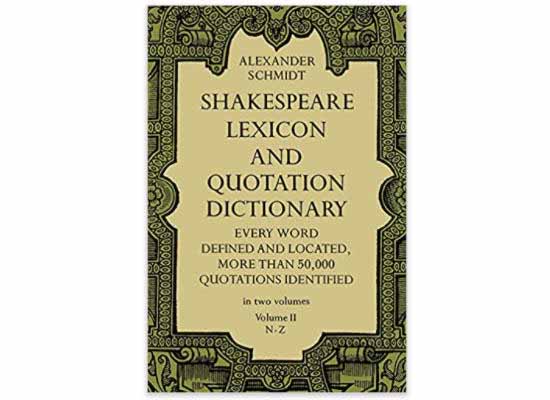 Shakespeare Lexicon and Quotation Dictionary 🎭