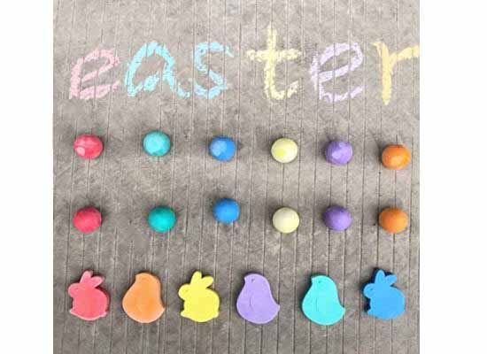 Sidewalk Chalk Set 🐰 Easter Basket Stuffers for Kids & Toddlers