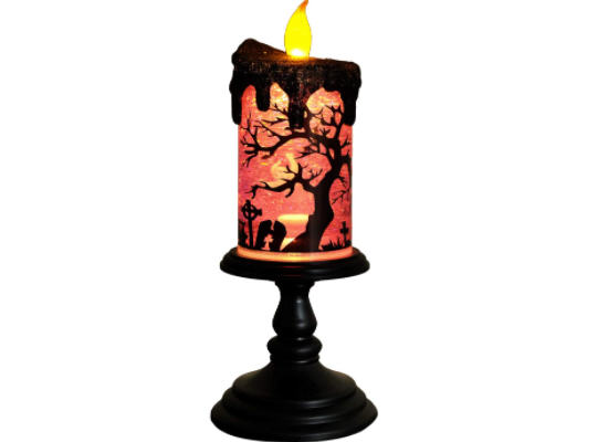 Halloween Lamp 🕯 Snow Globe Candle