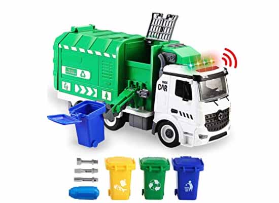 Recycling Garbage Truck 🚚 Toy with Light and Sounds