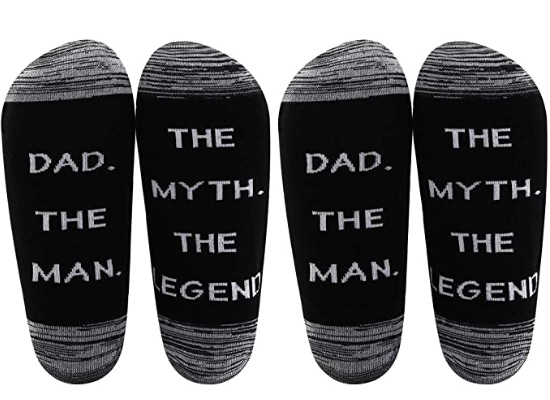 Dad Socks 🧦 "Dad The Man, The Myth, The Legend"