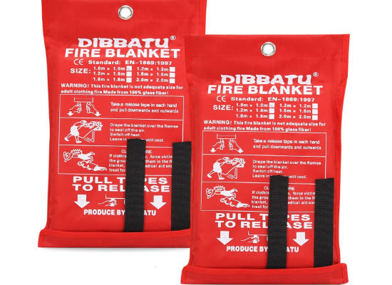 Flame-Retardant Emergency Fire Blanket 🧯 for Kitchen, Fireplace, & More