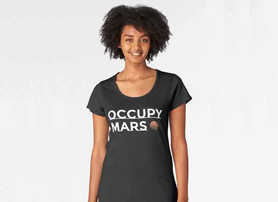 Occupy Mars T-shirt 👽