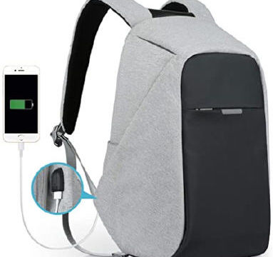 Anti-theft Laptop Travellers Backpack with USB Charging Port