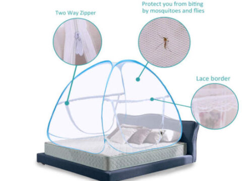 Pop-Up Mosquito Net for Beds