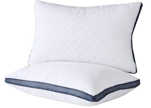 Hotel Collection Bed Pillows 🛏 Queen Size, Set of 2 - Soft Allergy Friendly & Cooling