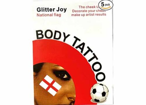 England St Georges Flag ๐ด๓ ง๓ ข๓ ฅ๓ ฎ๓ ง๓ ฟ 20 Temporary Face & Body Tattoo Stickers
